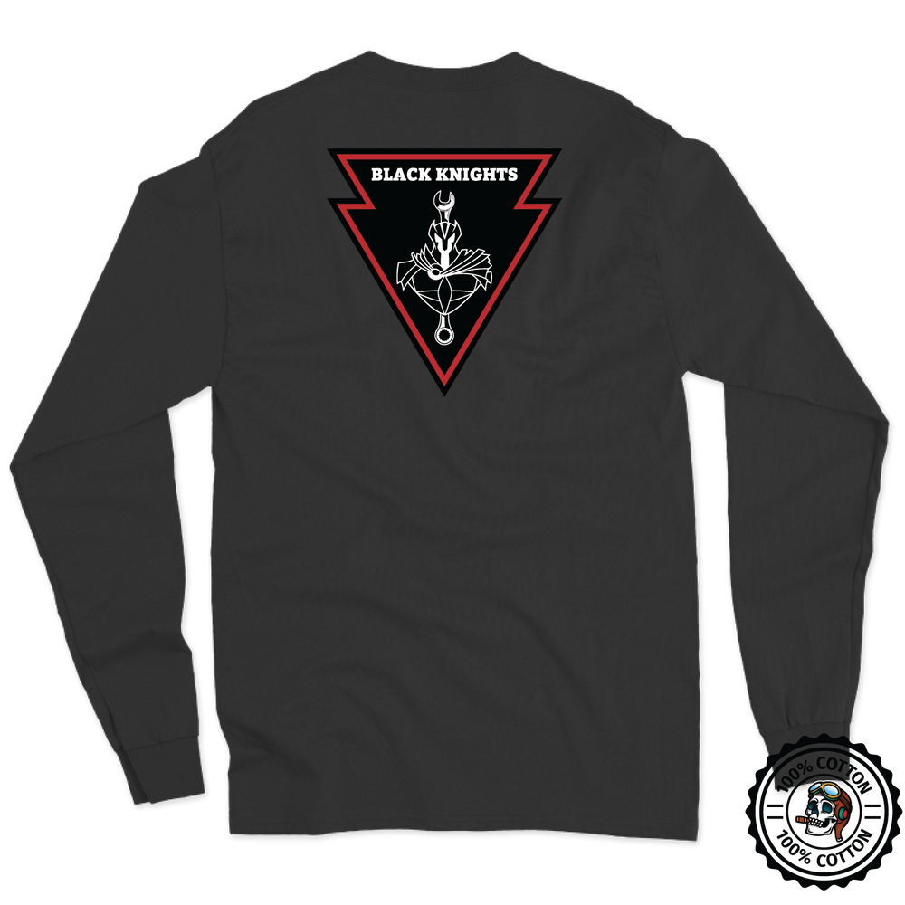 B Co, 296 BSB "Black Knights" Long Sleeve T-Shirt