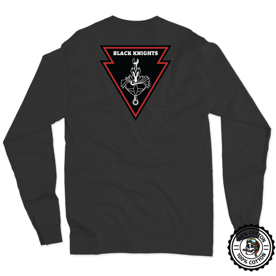 B Co, 296 BSB "Black Knights" Long Sleeve T-Shirt