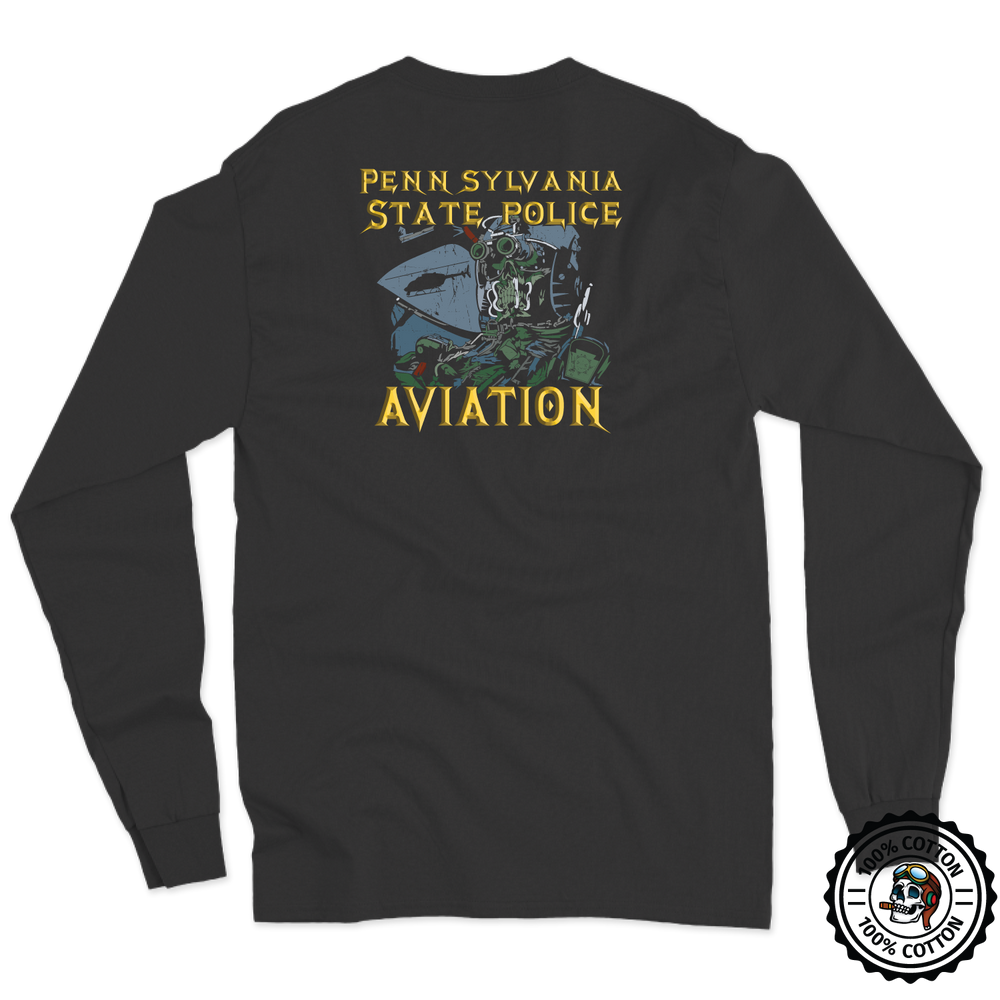 Pennsylvania State Police Aviation Unit "Trooper 6" Long Sleeve T-Shirt