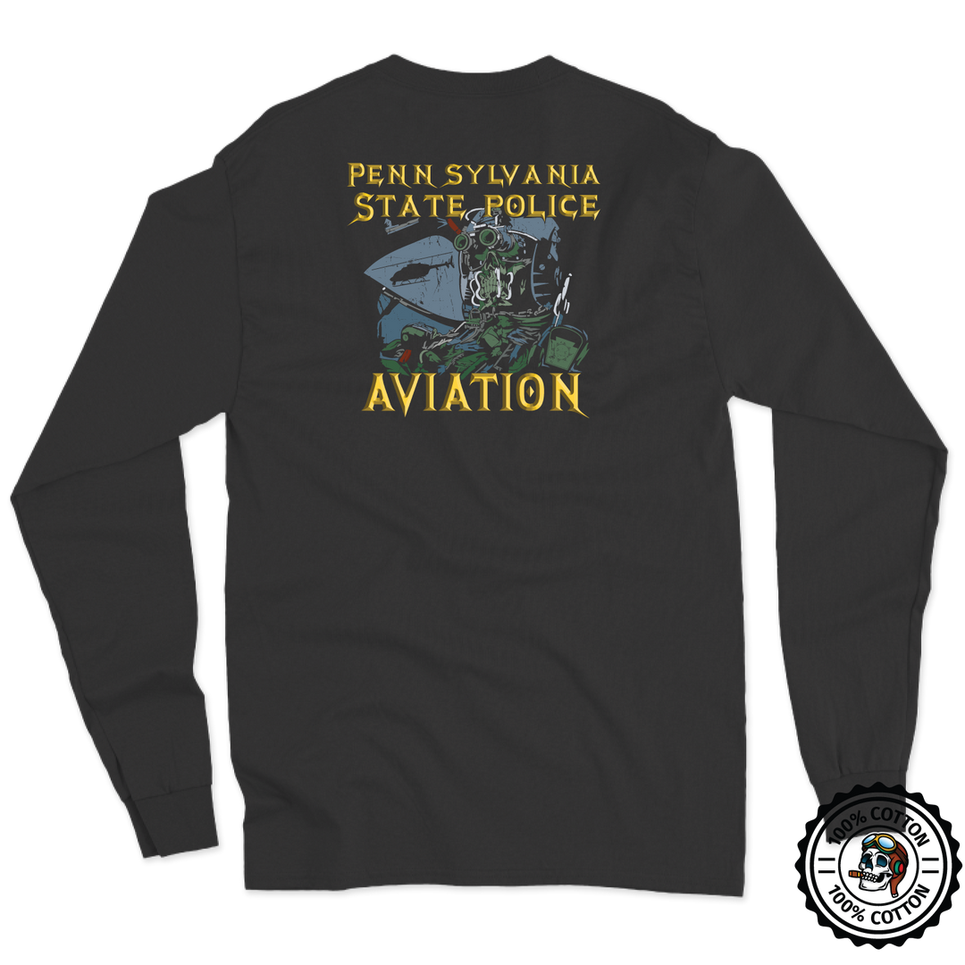 Pennsylvania State Police Aviation Unit "Trooper 6" Long Sleeve T-Shirt