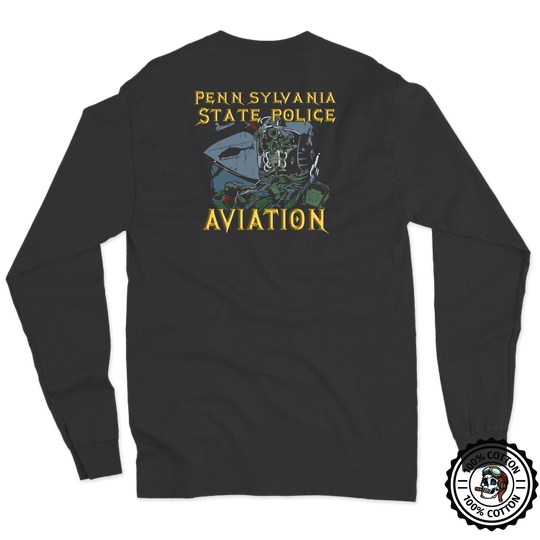 Pennsylvania State Police Aviation Unit "Trooper 6" Long Sleeve T-Shirt