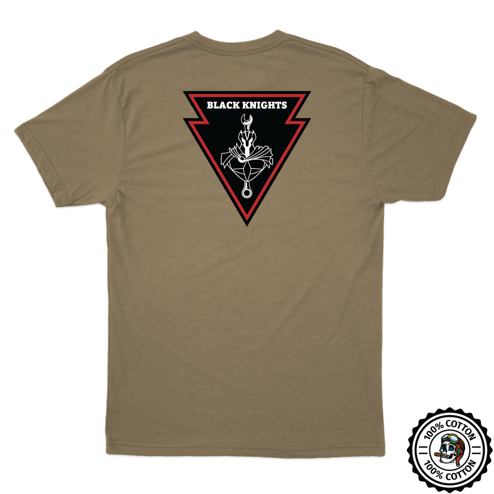 B Co, 296 BSB "Black Knights" Tan T-Shirt