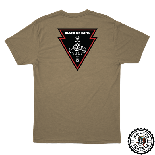 B Co, 296 BSB "Black Knights" Tan T-Shirt