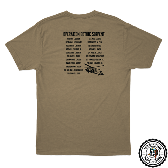 Operation Gothic Serpent Memorial T-Shirt