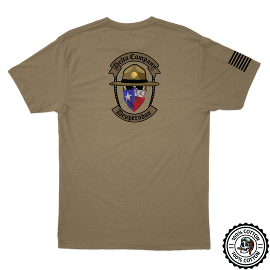 D Co, 1-355 "Desperados" Tan 499 T-Shirt
