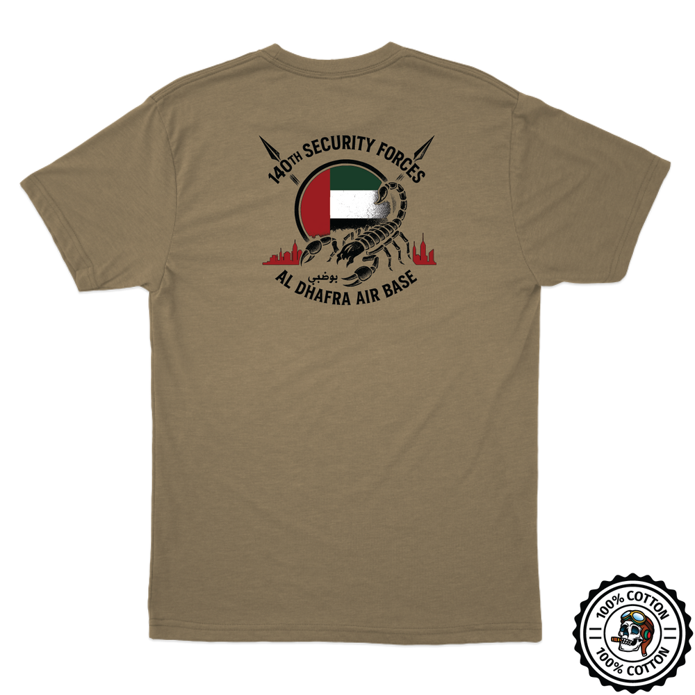 140th Security Forces Tan T-Shirt