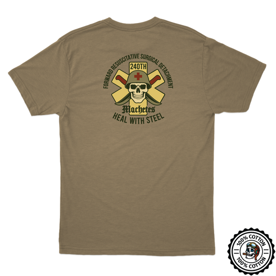 240th FRSD Machetes Tan T-Shirt
