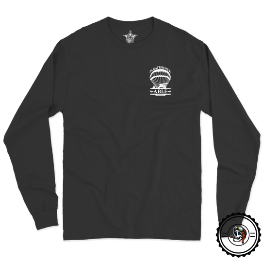 Able Battery, 3-319 AFAR Paratrooper Long Sleeve T-Shirt