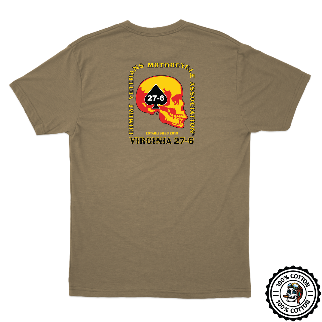 Combat Veterans Motorcycle Association 27-6 Tan T-Shirt