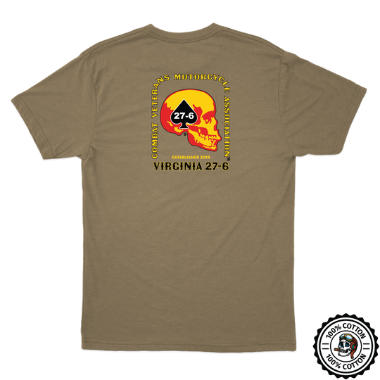 Combat Veterans Motorcycle Association 27-6 Tan T-Shirt