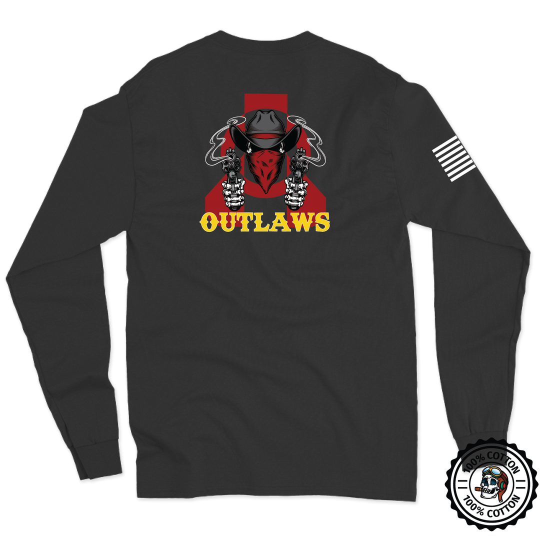 HHC, 296 BSB "Outlaws" Long Sleeve T-Shirt
