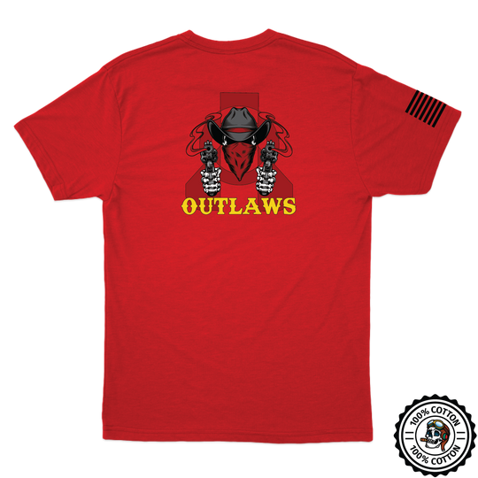 HHC, 296 BSB "Outlaws" T-Shirts