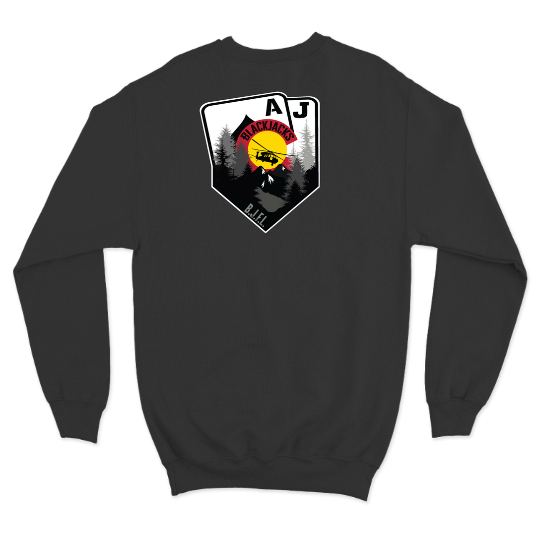 A Co, 2-4 GSAB "Blackjacks" SPADES Crewneck Sweatshirt