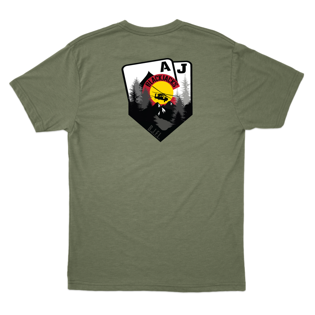 A Co, 2-4 GSAB "Blackjacks" SPADES T-Shirts