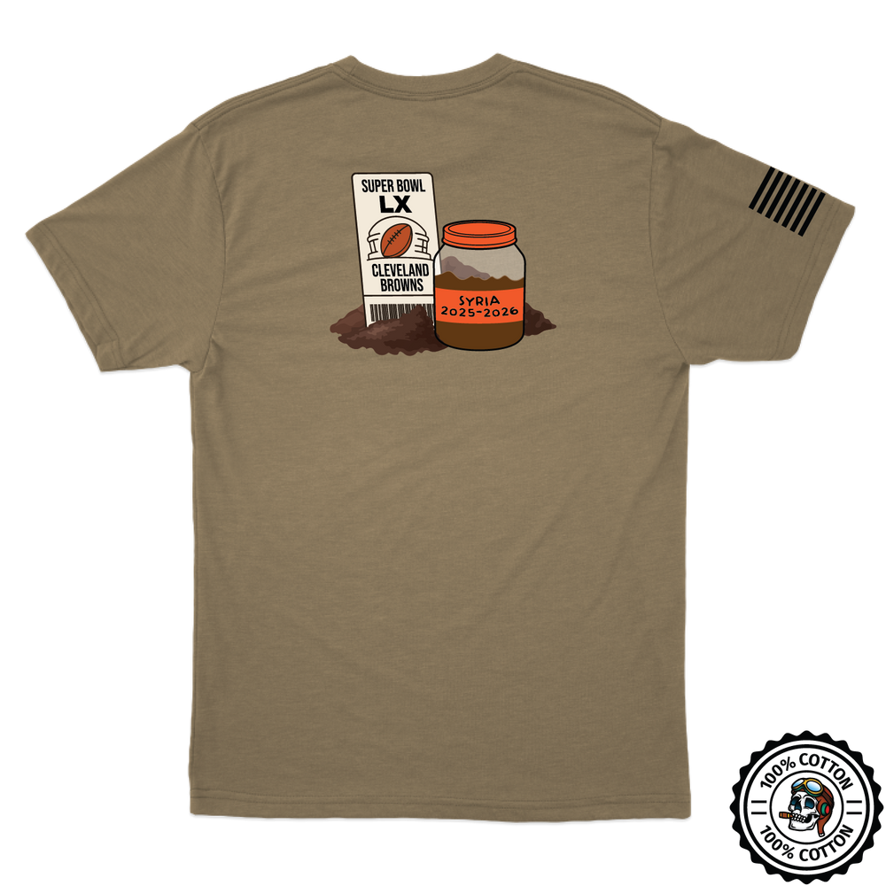CAT 615 Super Bowl LX Tan 499 T-Shirt