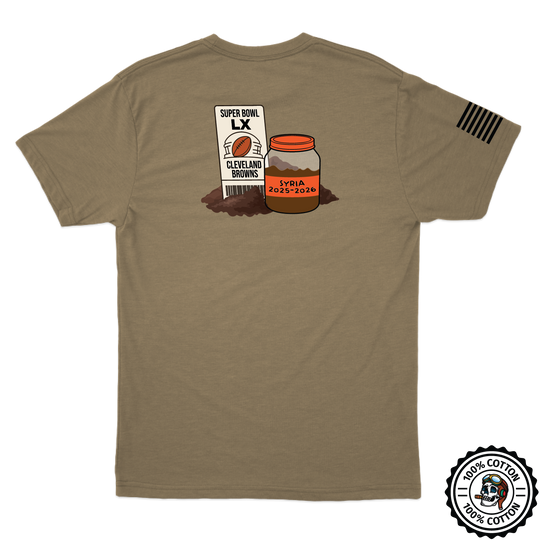 CAT 615 Super Bowl LX Tan 499 T-Shirt