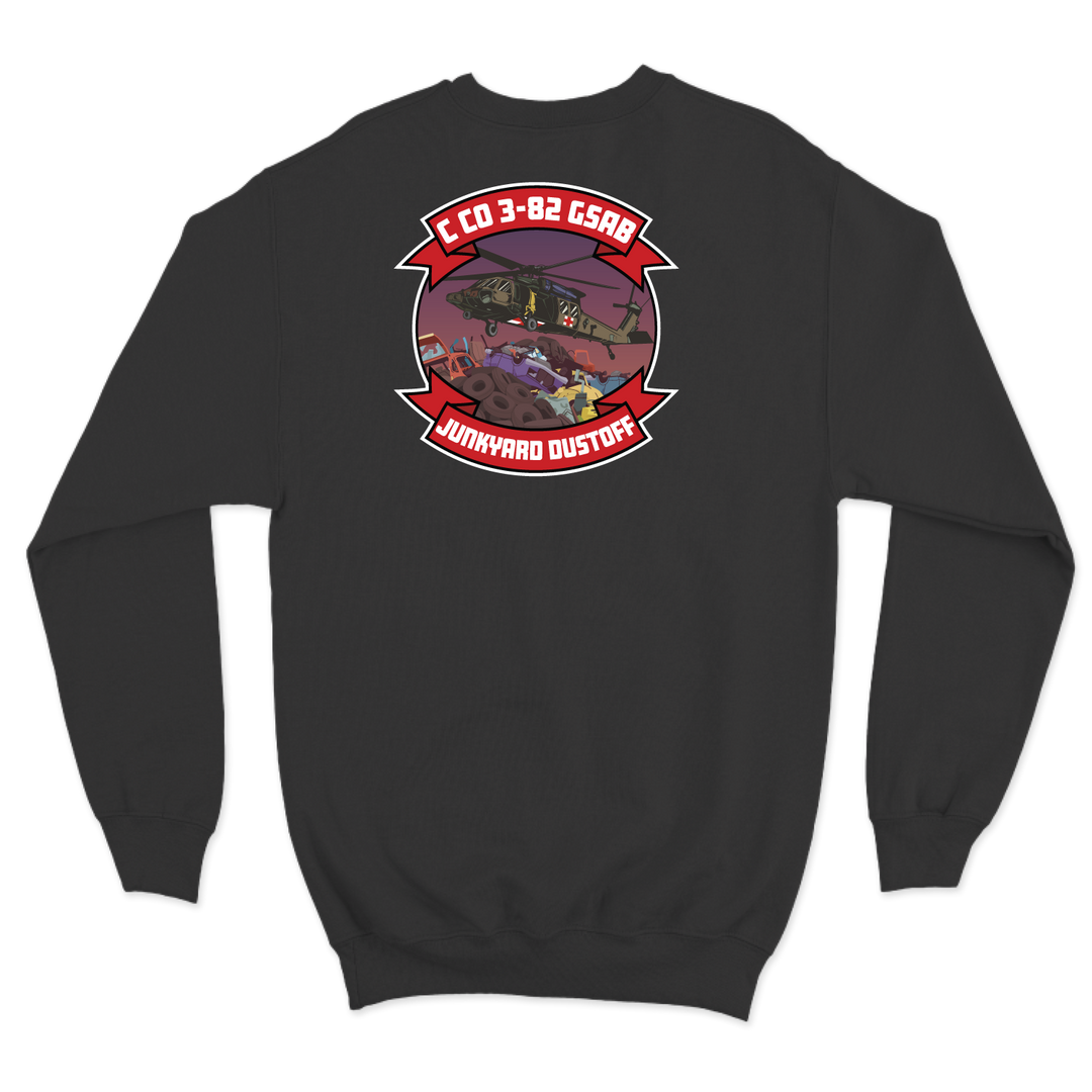 C Co, 3-82 AVN "Junkyard" Crewneck Sweatshirt