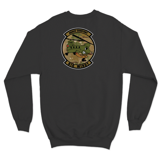 B Co, 1-214 GSAB "BIG WINDY" V2 Crewneck Sweatshirt