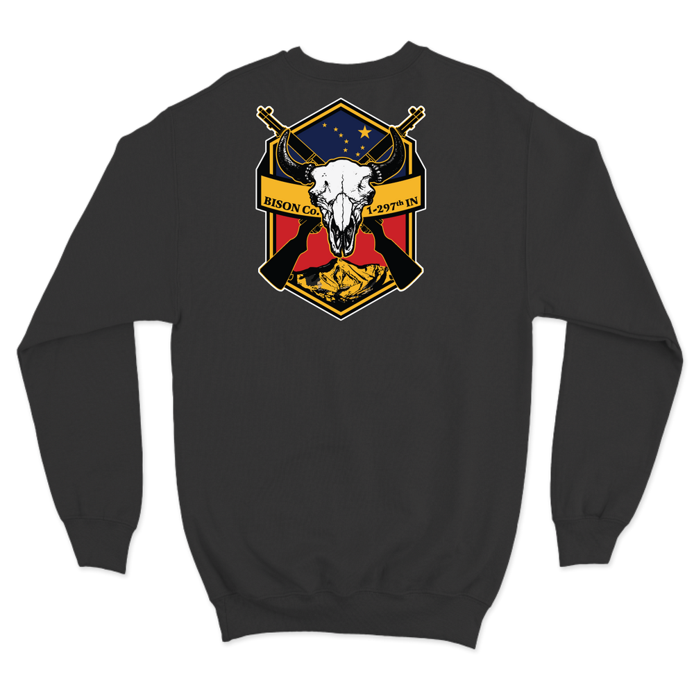 B Co, 1-297th IN BN Crewneck Sweatshirt