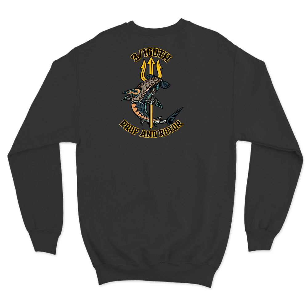 D Co, 3-160th Soar(A) Prop and Rotor “Hammerheads” Crewneck Sweatshirt