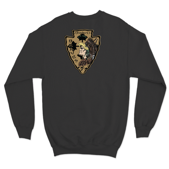 B Co, 3-4 AHB "Braves" Crewneck Sweatshirt