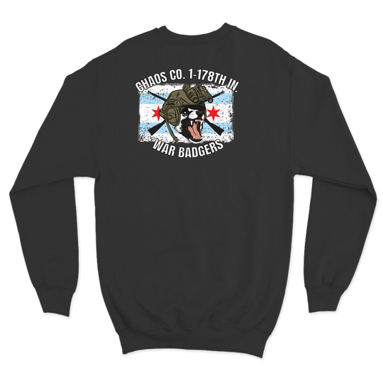 2nd PLT, C Co, 1-178TH IN "War Badgers" Crewneck Sweatshirt