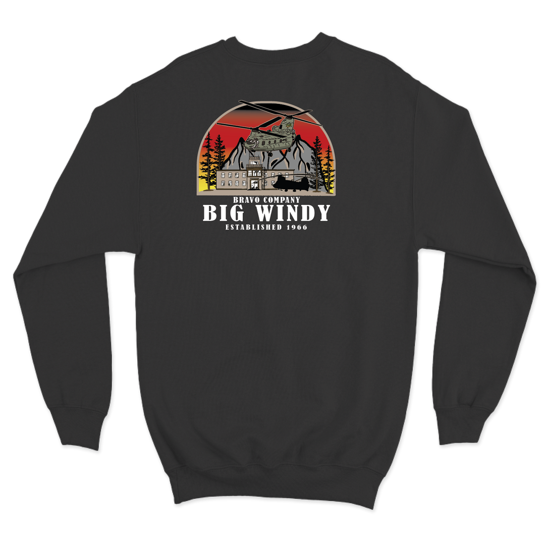 B Co, 1-214 GSAB "BIG WINDY" V1 Crewneck Sweatshirt