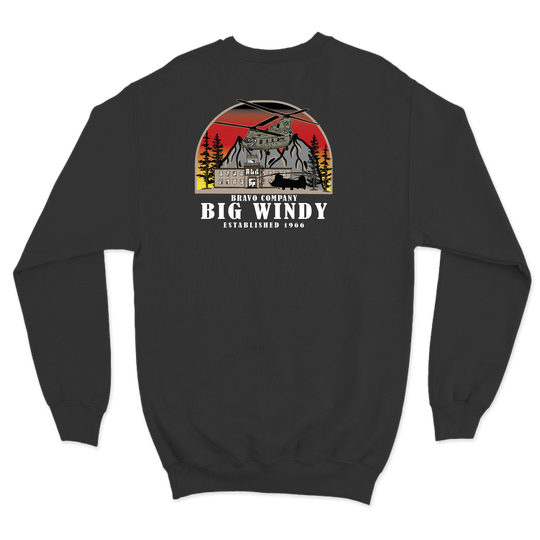 B Co, 1-214 GSAB "BIG WINDY" V1 Crewneck Sweatshirt