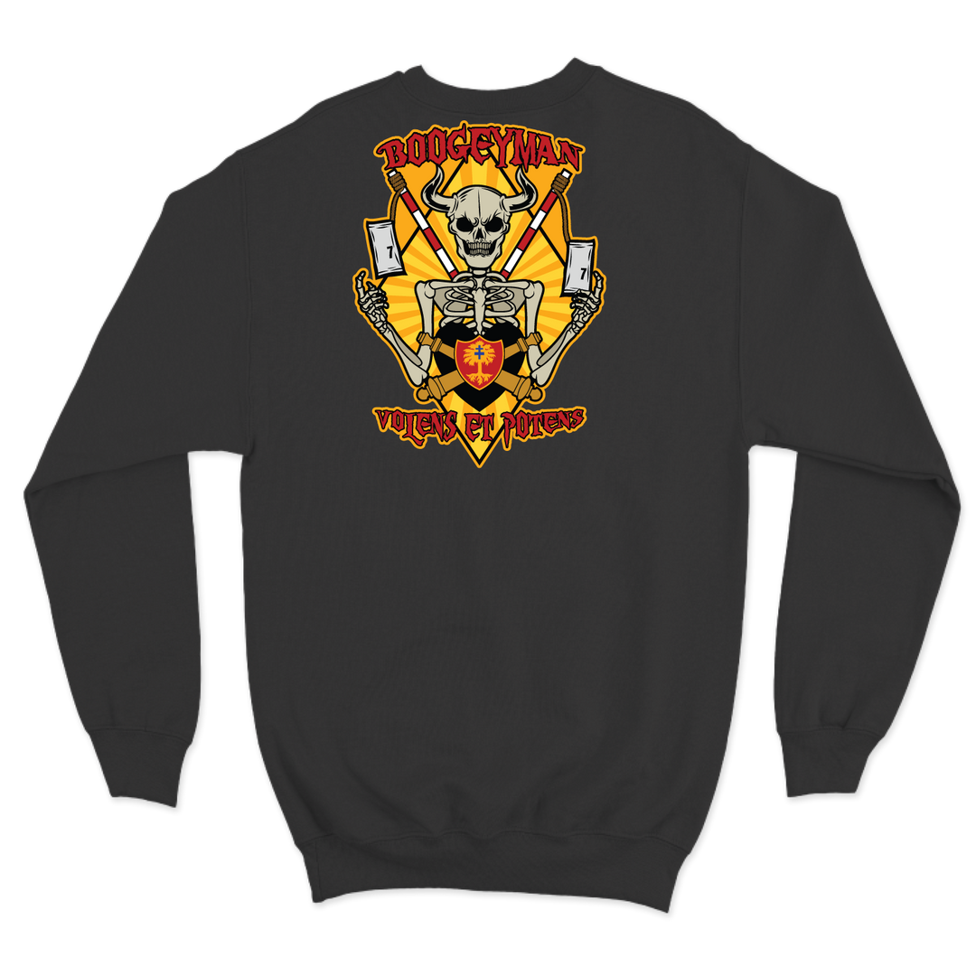 B BTRY, 1-320 FAR "BOOGEYMAN" Crewneck Sweatshirt