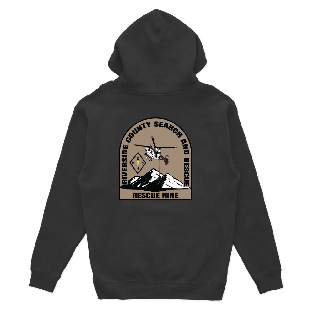 Riverside County Rescue 9 V3 Hoodies