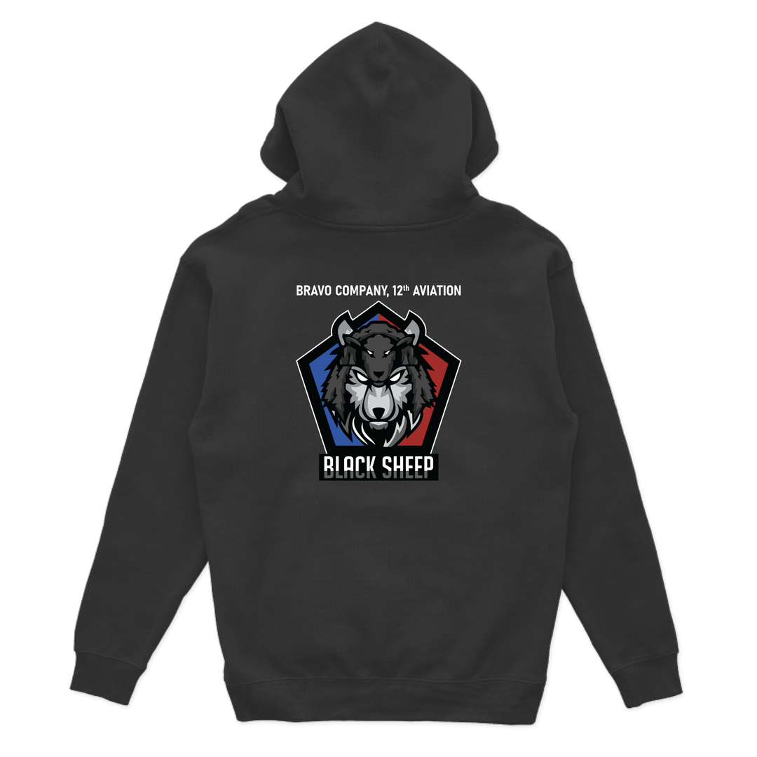 B Co, 12th AVN BN "Black Sheep" Hoodies