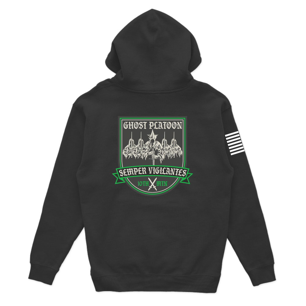 "Ghost Platoon", D Co, 317th BEB, 3 BCT 10th MTN Hoodies