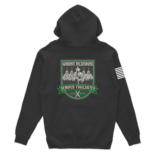 "Ghost Platoon", D Co, 317th BEB, 3 BCT 10th MTN Hoodies