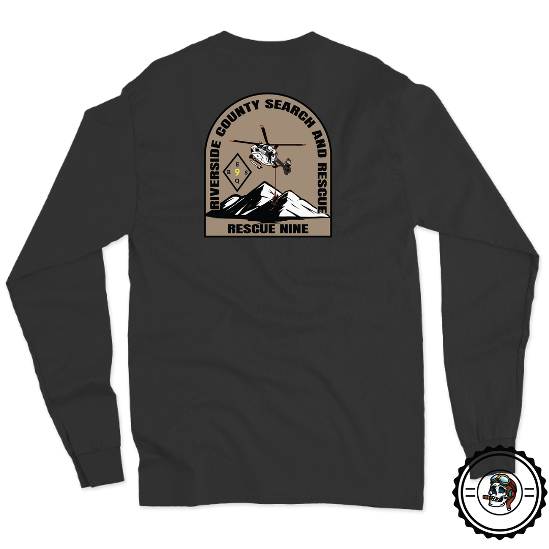 Riverside County Rescue 9 V3 Long Sleeve T-Shirt