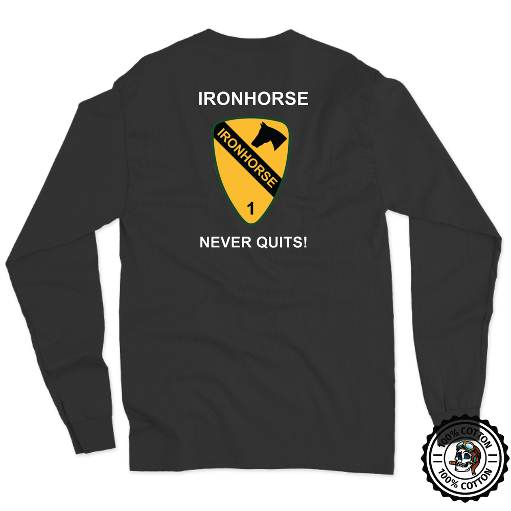 1 ABCT, 1 CD "Ironhorse" Long Sleeve T-Shirt