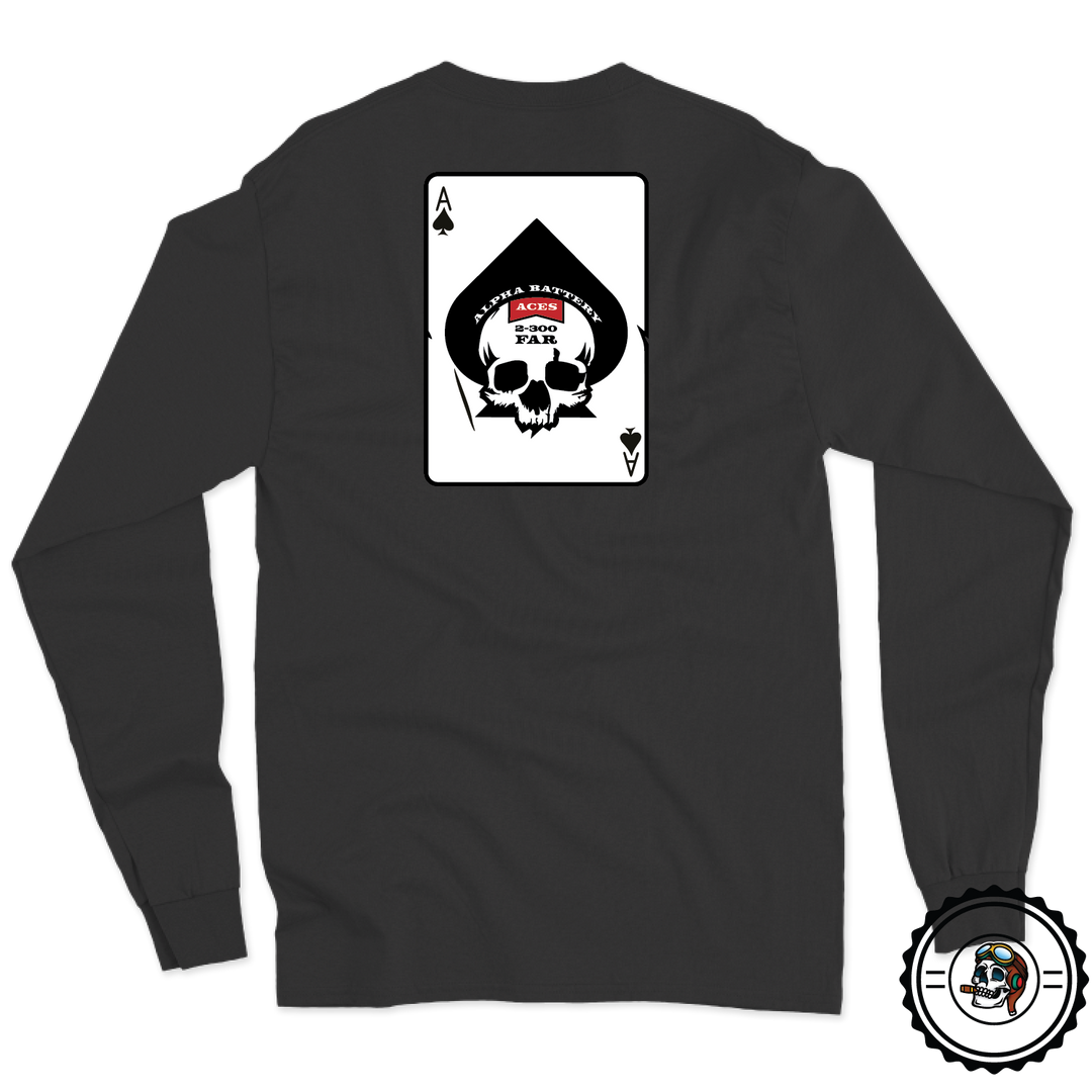 A BTRY, 2-300 FAR "ACES" Long Sleeve T-Shirt