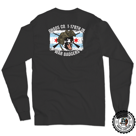 2nd PLT, C Co, 1-178TH IN "War Badgers" Long Sleeve T-Shirt