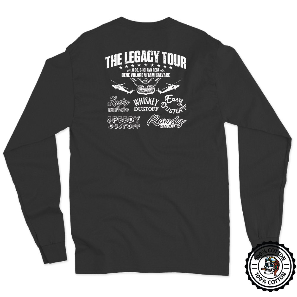 C Co, 6-101 AVN REGT “Legacy Tour" Long Sleeve T-Shirt