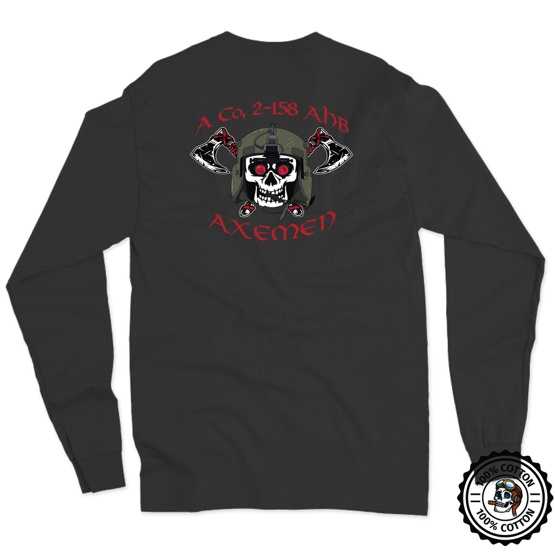 A Co, 2-158 AHB "Axemen" Long Sleeve T-Shirt