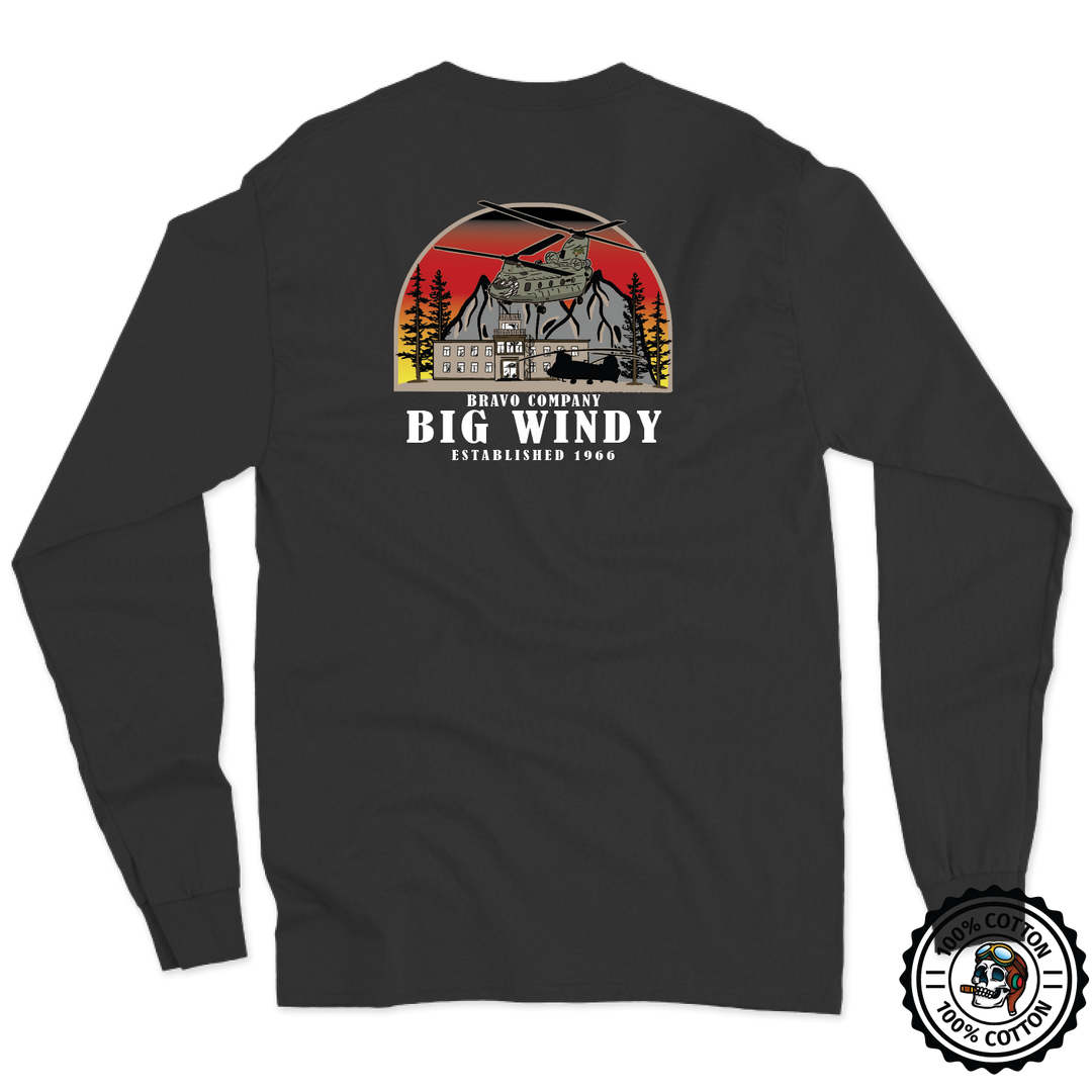 B Co, 1-214 GSAB "BIG WINDY" V1 Long Sleeve T-Shirt