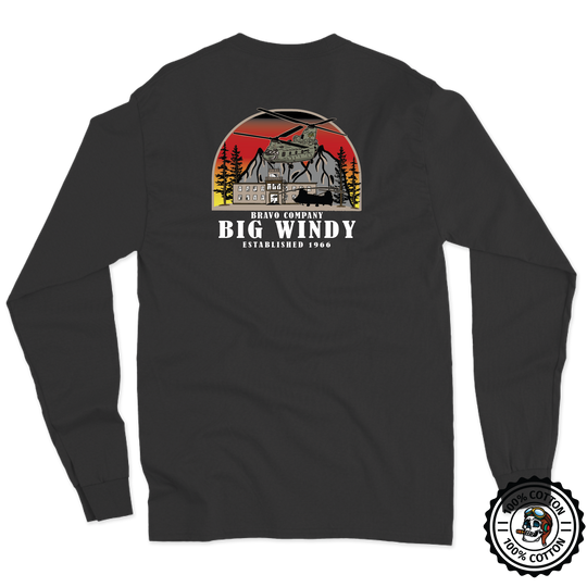 B Co, 1-214 GSAB "BIG WINDY" V1 Long Sleeve T-Shirt