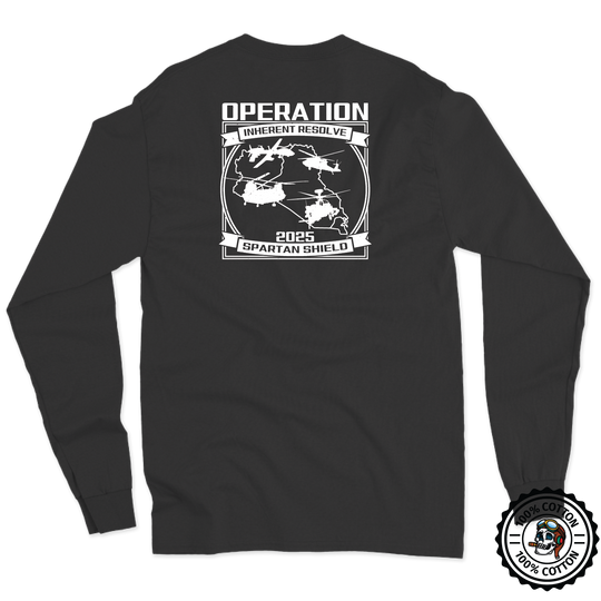 HHC, 101 CAB "Hellcats" OIR 25 Long Sleeve T-Shirt