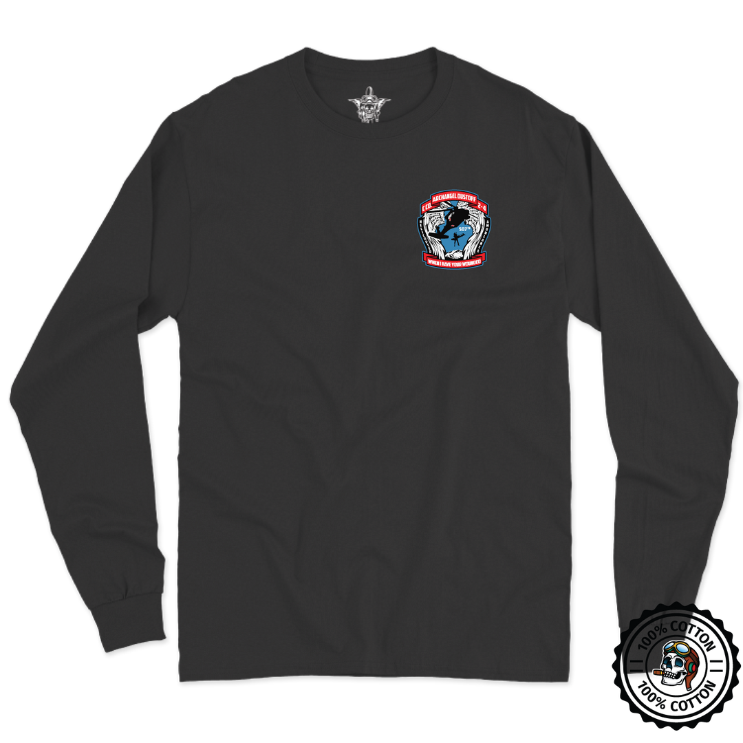 4th Platoon "Sherpas" C 2-4 GSAB Long Sleeve T-Shirt