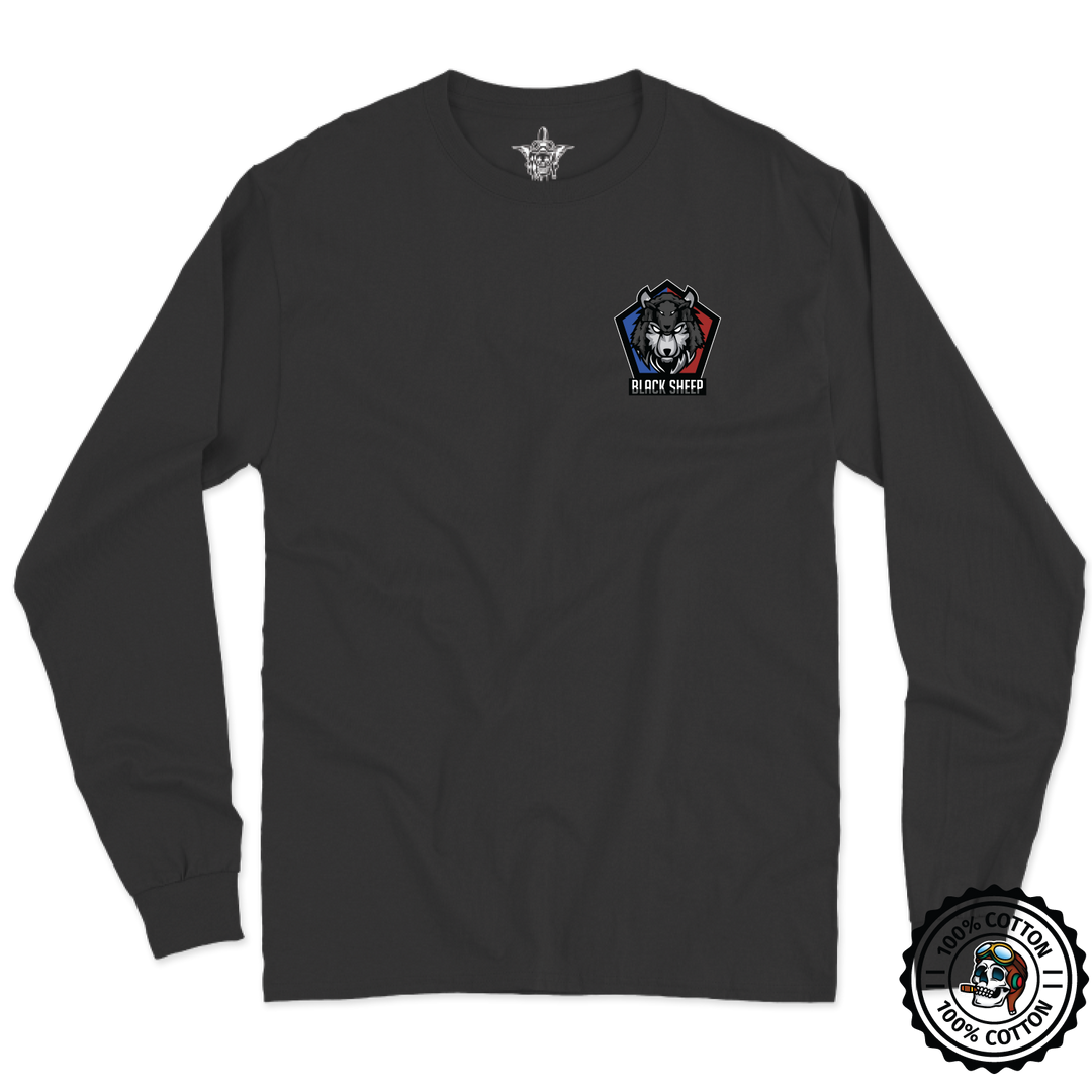 B Co, 12th AVN BN "Black Sheep" Long Sleeve T-Shirt