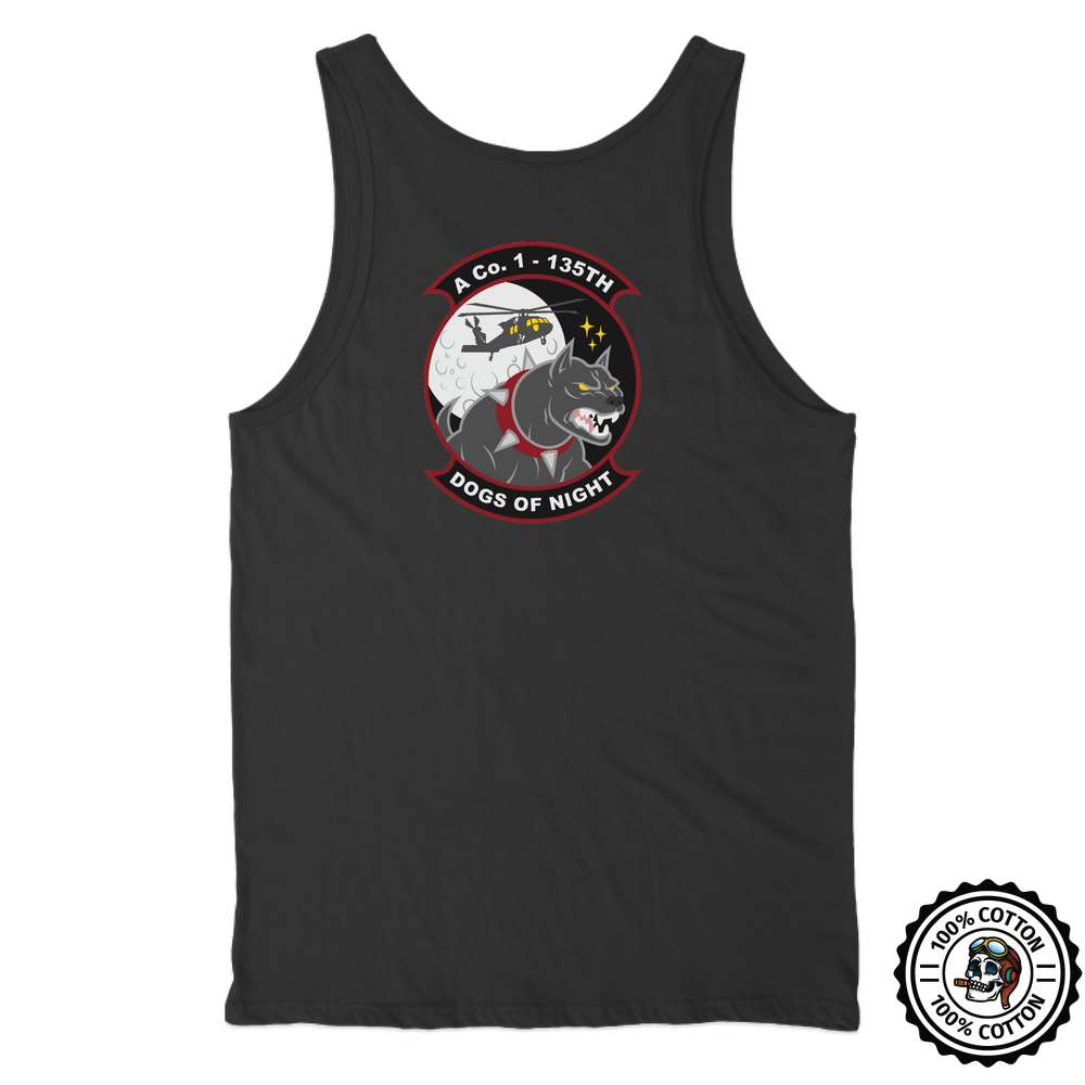 A Co, 1-135th AHB "Dogs of Night" Crew Chief Tank Tops