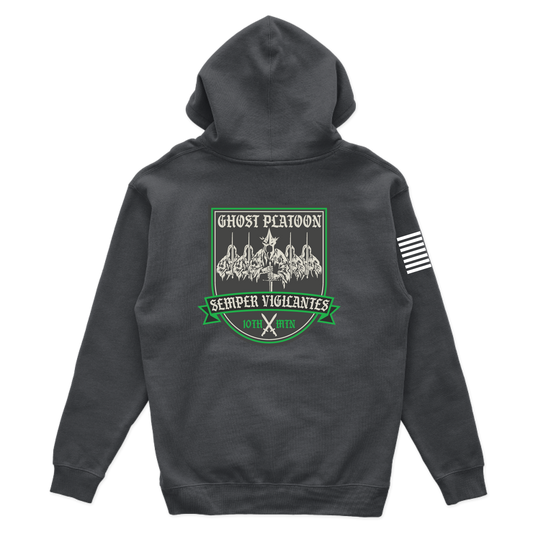 "Ghost Platoon", D Co, 317th BEB, 3 BCT 10th MTN Hoodies