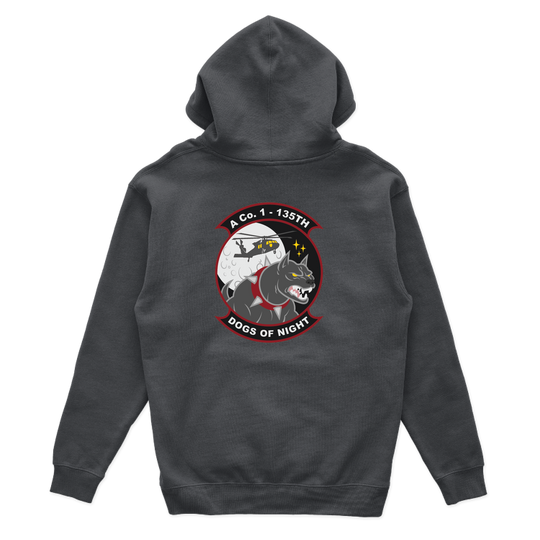 A Co, 1-135th AHB "Dogs of Night" Crew Chief Hoodies