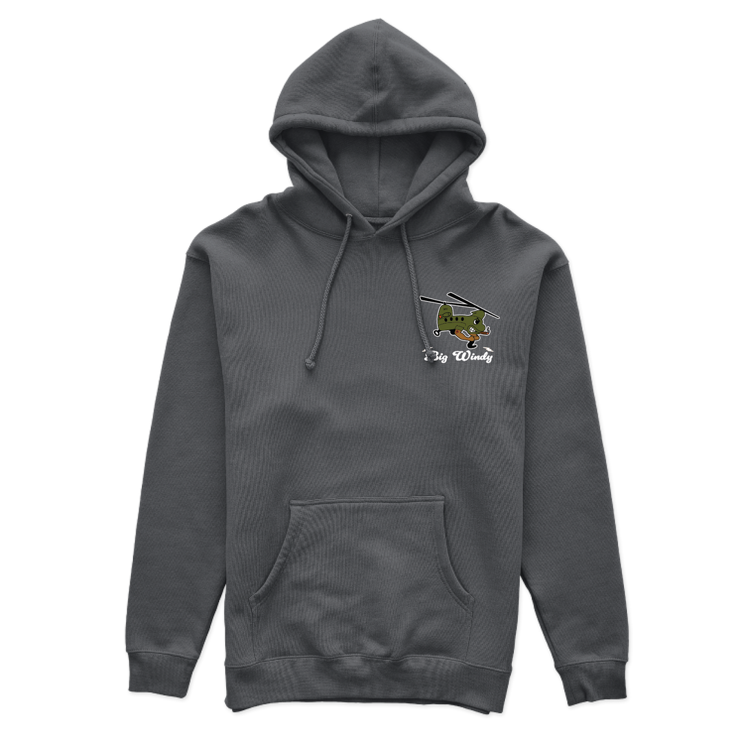 B Co, 1-214 GSAB "BIG WINDY" V1 Hoodies