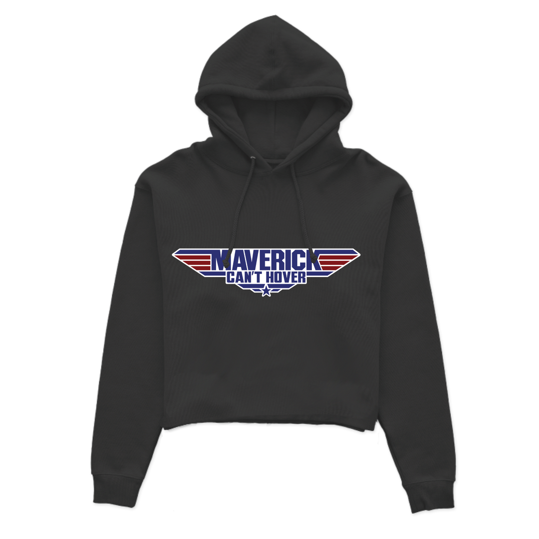 Maverick Can't Hover Crop Hoodie