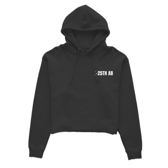 1-25 AB "HIGH ROLLERS" Crop Hoodie